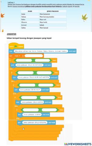 Struktur kawalan pilihan pelbagai dalam Scratch