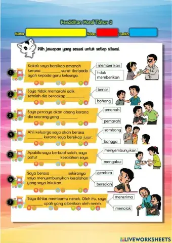 PM Tahun 2: Jujur Terhadap Ahli Keluarga 6