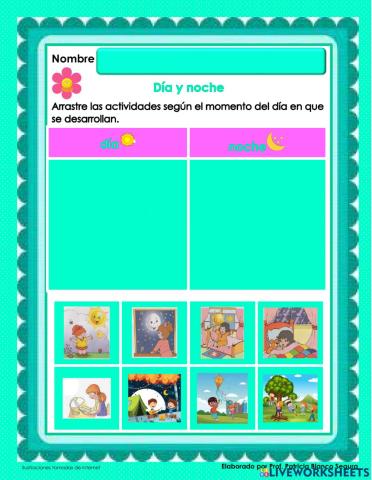Actividades del día y la noche
