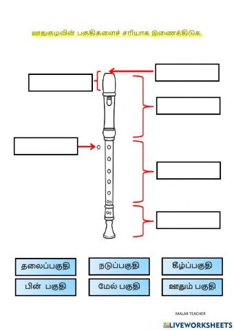 Parts of recorder
