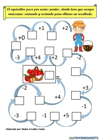 Operaciones de Sumas y Restas Combinadas