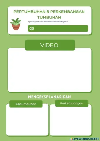 E-LKPD Pertumbuhan dan Perkembangan