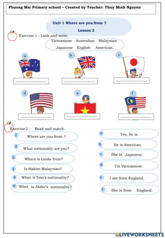 Unit 2- lesson 2 grade 4