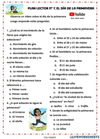 El día de la Primavera