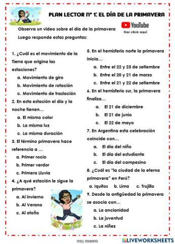 El día de la Primavera