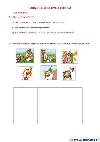 Parábola oveja perdida