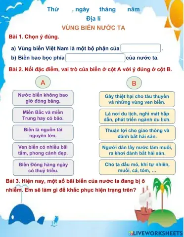 Vùng biển nước ta