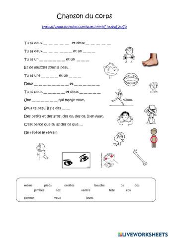 Chanson le corps