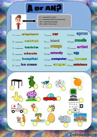 Article a-an worksheet1