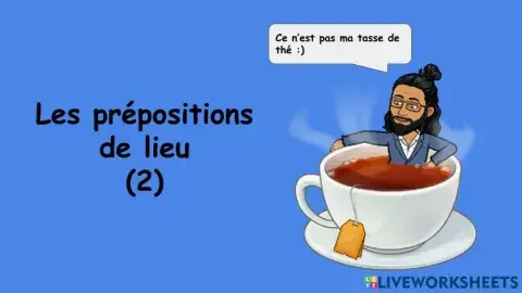 Les prépositions de lieux 2