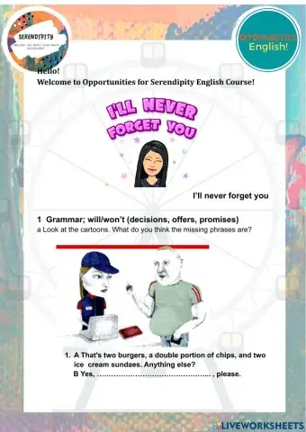 Unit 6B, pre intermediate