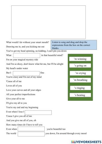 Present Continuous Activity
