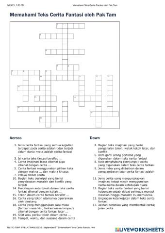 Memahami Teks Cerita Fantasi oleh Pak Tam