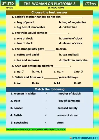 The woman on platform 8