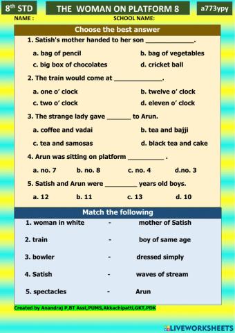 The woman on platform 8