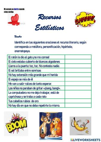 Recursos estilísticos