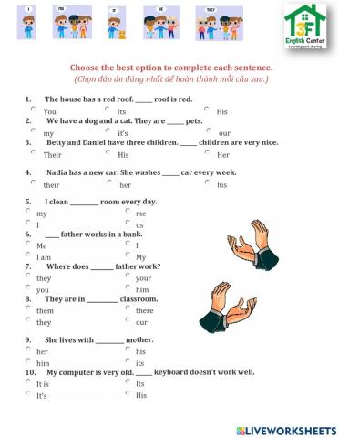 G7-Possessive Ajective + Object Pronouns