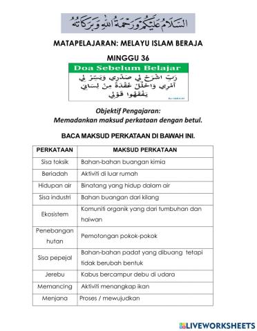 Maksud perkataan alam sekitar