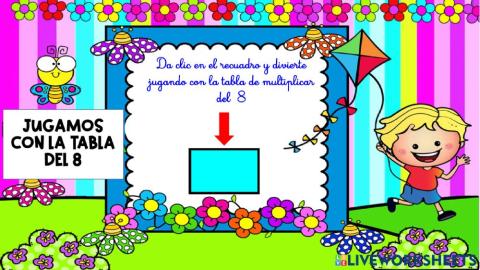Tabla del 8
