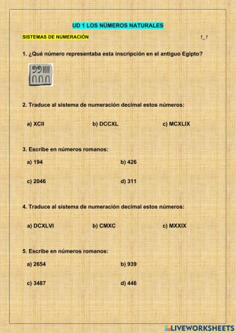 Sistemas de numeración