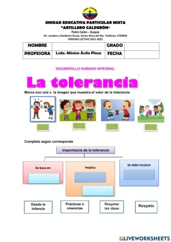 La tolerancia