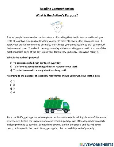 What Is The Author's Purpose?