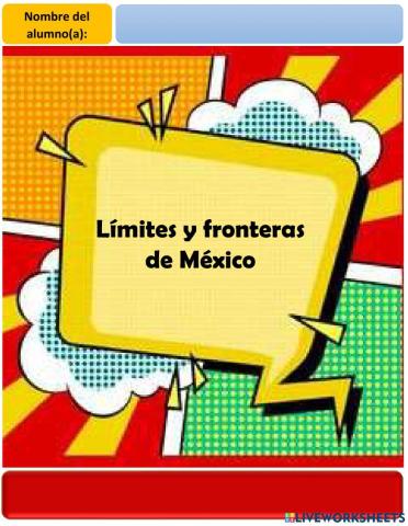 Fronteras y limites de México