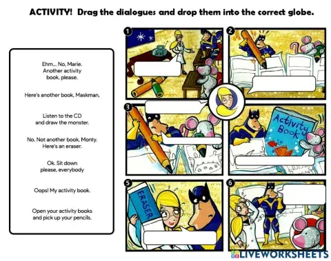 Complete the comic 2