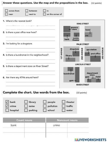 U1 Grammar and vocabulary quiz
