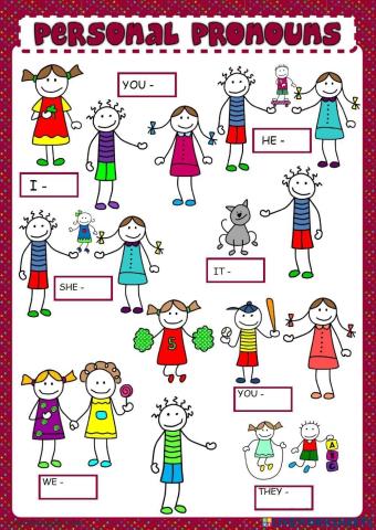 Practice: Personal pronouns