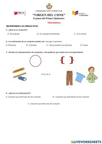 Examen de Matemáticas