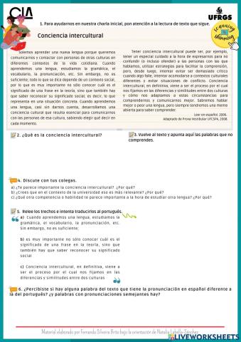 Conciencia Intercultural