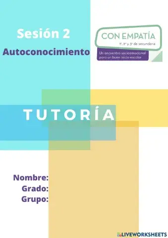 Sesión 2 Autoconocimiento