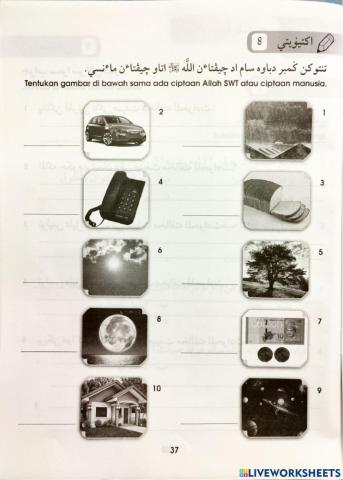 Perbandingan Ciptaan Allah dan Manusia