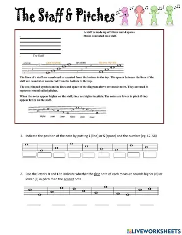 The Staff and Pitches