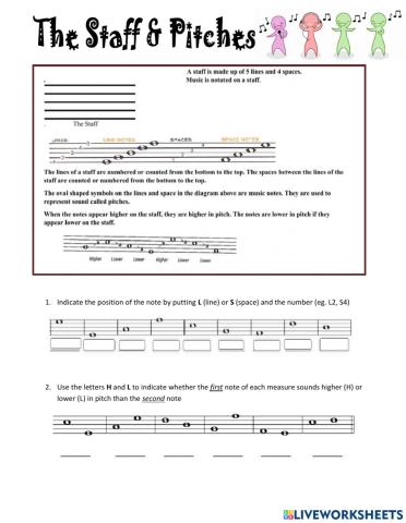 The Staff and Pitches