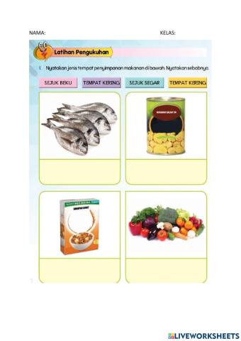 CARA PENYIMPANAN MAKANAN