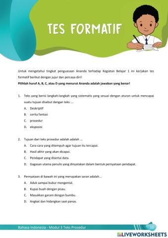 Mengenal Teks Prosedur