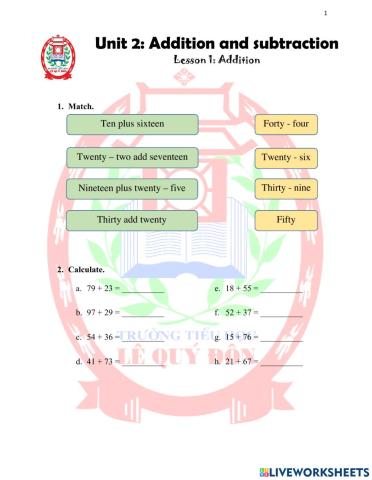 Math 3-U2L1-Addition