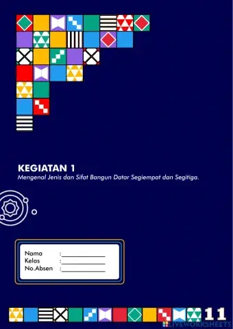 Kegiatan 1 Part 1 -Mengenal sifat dan jenis segiempat segitiga-