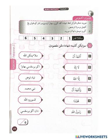 Mengucap dua kalimah syahadah