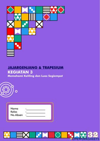 Kegiatan 3 -Memahami luas dan keliling jejargenjang trapesium-