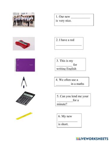 Unit 1: My new school - looking back