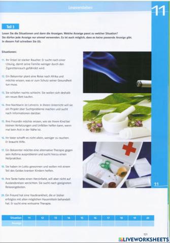 Lek 11. Lesen Teil 3