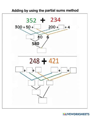 Use Partial Sums to Add