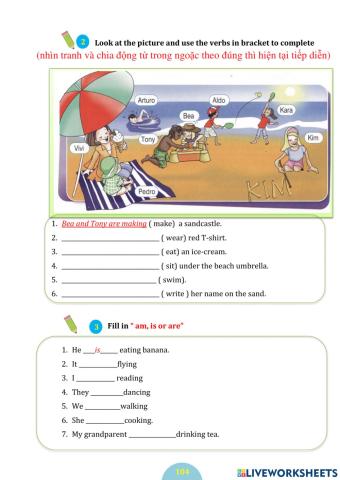 Present Continuous Tense