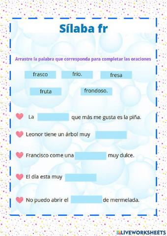 Sílaba fr