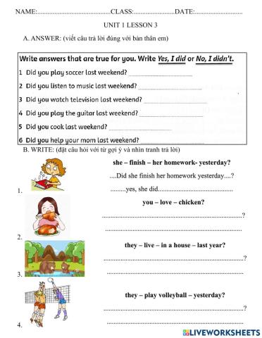 Unit 1 lesson3 Family and friends 5