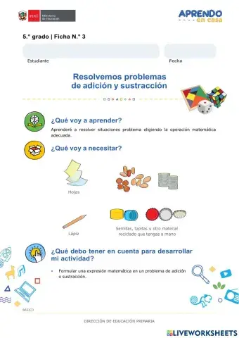 Ficha n° 3 matemática