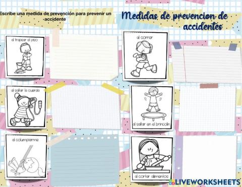 Medidas de prevención de lesiones